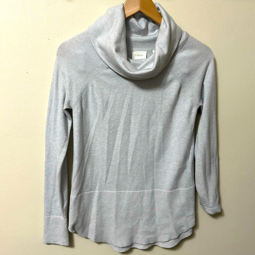 Cyrus cowl tunic sweater 
Size small
